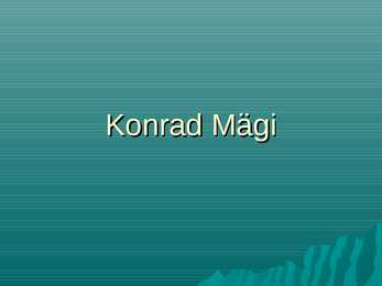 Konrad Mägi