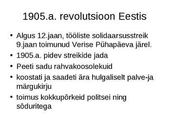 Eesti Venemaa koosseisus #7