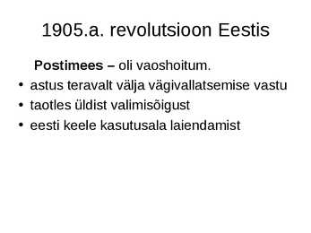Eesti Venemaa koosseisus #9