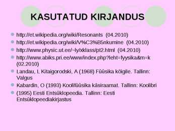 Võnkumine #12