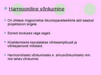 Võnkumine #7