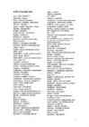 Vocabulary of Unit 3