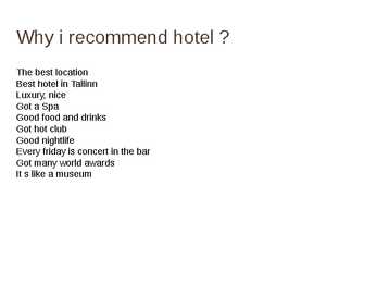 Hotell telegraaf #6