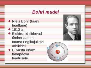 Tänapäeva aatomimudel #5