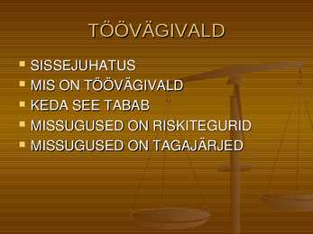 Presentatsioon - tööstress-kuisamine-töövägivald #13