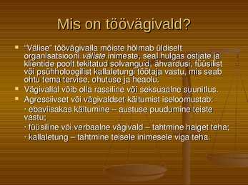 Presentatsioon - tööstress-kuisamine-töövägivald #15