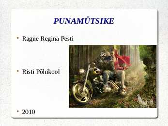 Punamütsike