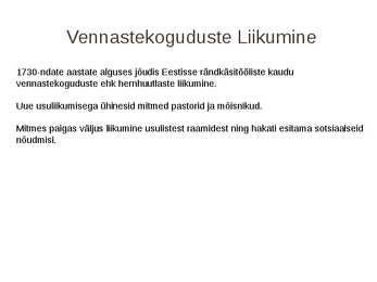 Talurahva Usuelu 18-sajandil #4