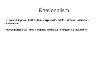 Talurahva Usuelu 18-sajandil #5