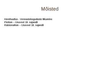 Talurahva Usuelu 18-sajandil #7