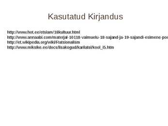 Talurahva Usuelu 18-sajandil #8