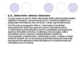 Jäätmeseadus #7