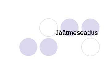 Jäätmeseadus