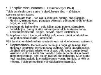 Stress ja haigused #6