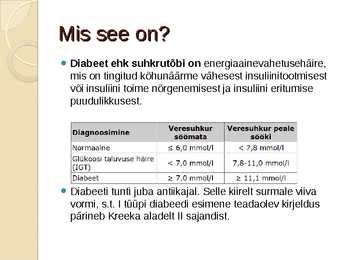 Diabeet #2