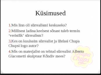 Sürrealism esitlus #13