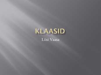 Klaasid