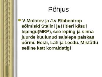 Balti kett #3