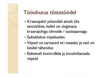 Tõstetööd #3