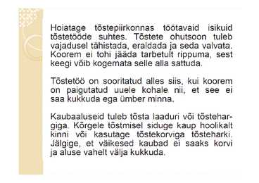 Tõstetööd #6