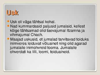 Maajade kultuur #6