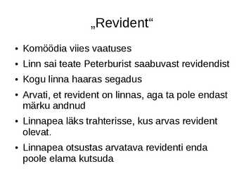 Nikolai Gogol esitlus #5