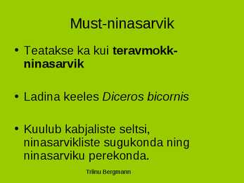 Must-ninasarvik e-teravmokk-ninasarvik #2