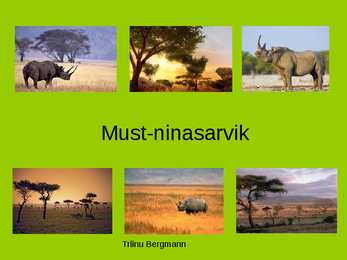 Must-ninasarvik e-teravmokk-ninasarvik