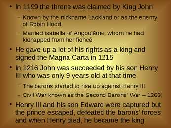 Keskaegne Inglismaa-1066-1485 #13