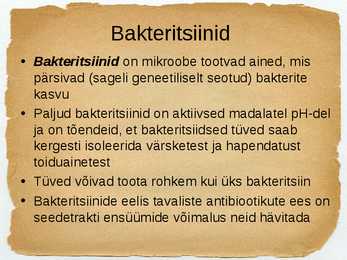 Toidu fermentatsioon-Mikroorganismide roll #16