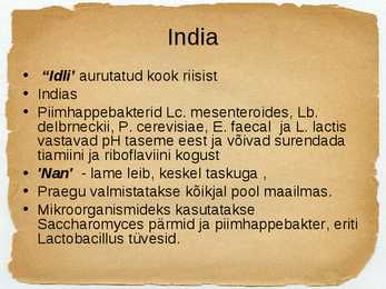Toidu fermentatsioon-Mikroorganismide roll #27