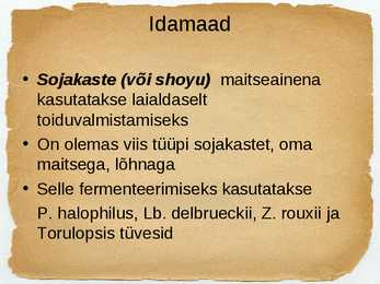 Toidu fermentatsioon-Mikroorganismide roll #29