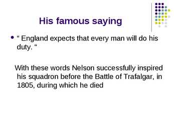 Horatio Nelson slide show #4