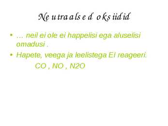 Oksiidid #8