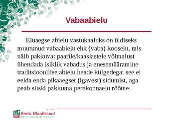 Perekond kui rühm-Suhtlemise eripära tänapäeval #4