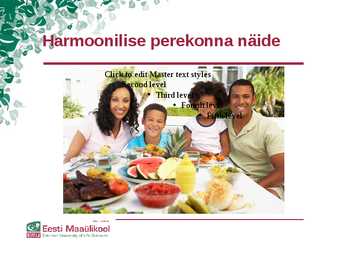Perekond kui rühm-Suhtlemise eripära tänapäeval #9