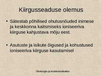 Kiirgusseaduse #2
