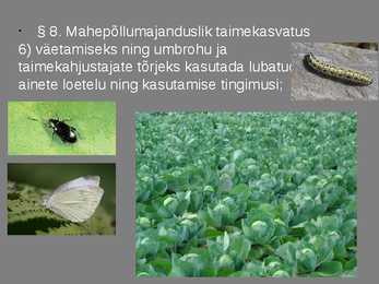 Mahepõllumajandus seadus #8