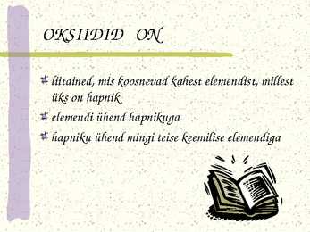 Oksiidid #2