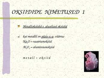 Oksiidid #5