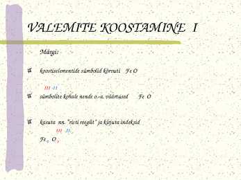 Oksiidid #8