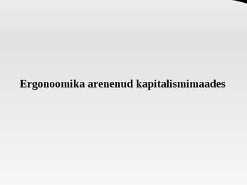 Ergonoomika #32