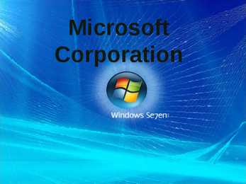 Presentatsioon Microsoft corporation