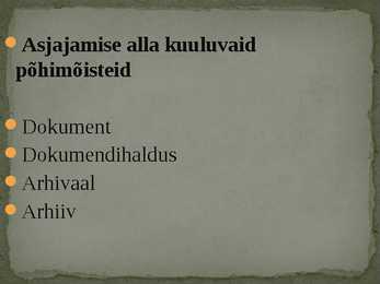 Asjaajamine #2