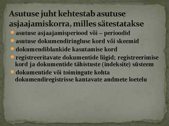 Asjaajamine #3