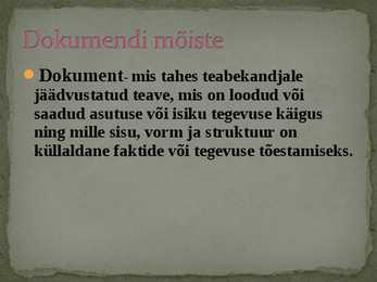 Asjaajamine #5