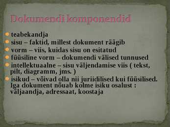Asjaajamine #6