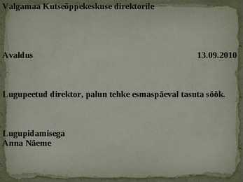 Asjaajamine #9