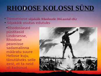 Rhodose saare koloss #6