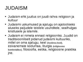 Judaism #2